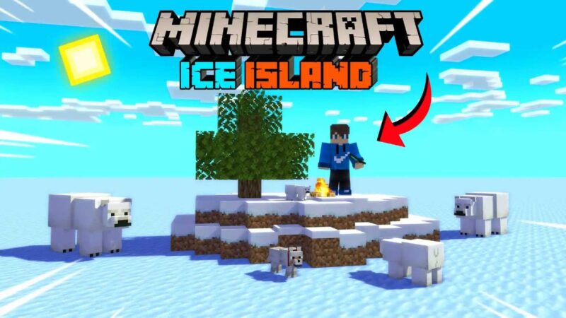 Minecraft Small Ice Island Map