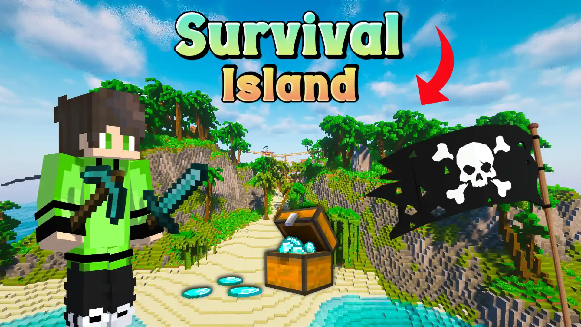 Minecraft 1.21 Survival Island