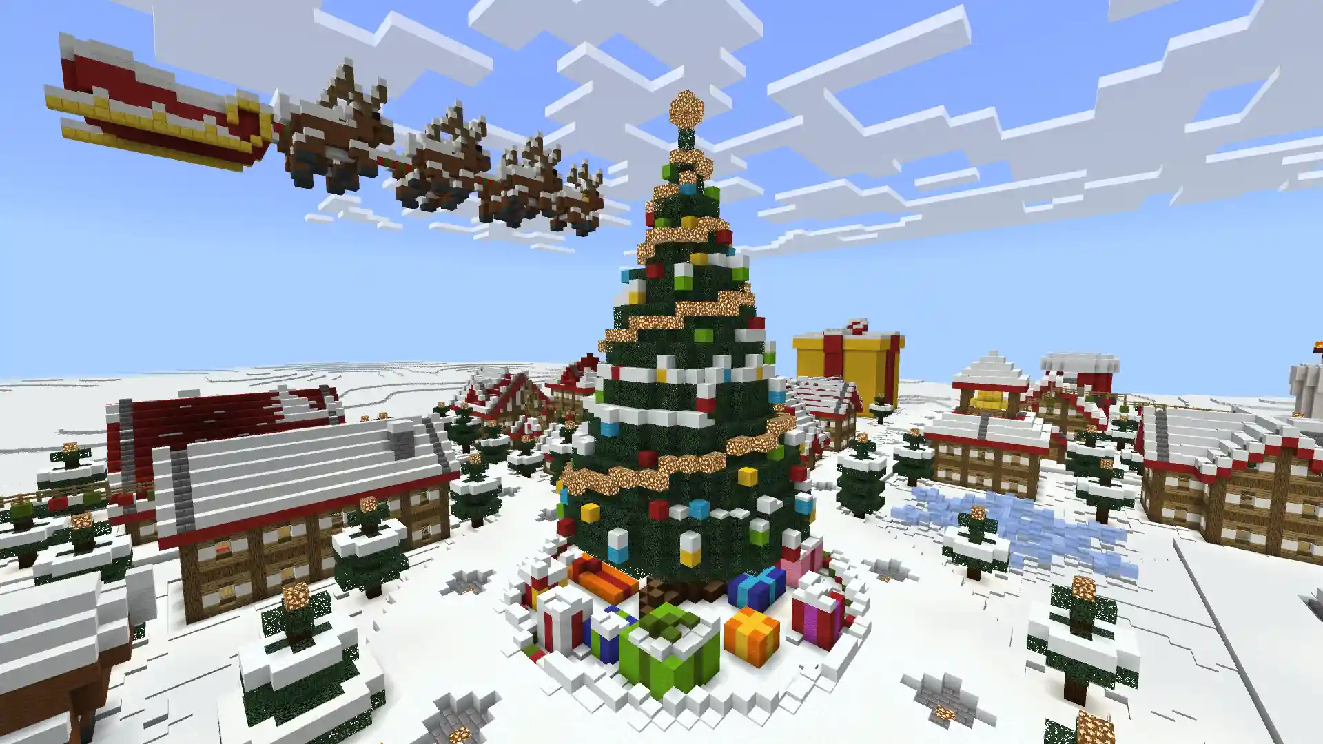 Minecraft Christmas City Map