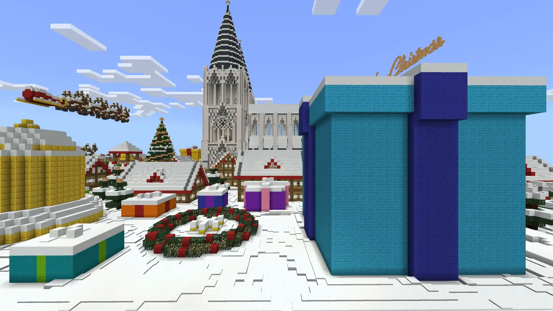 Minecraft Christmas City Map