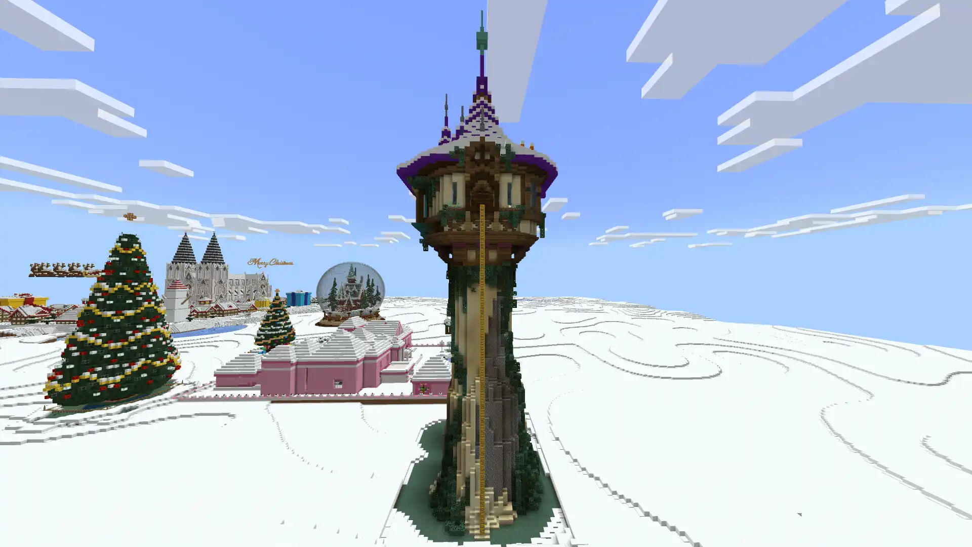 Minecraft Christmas City Map