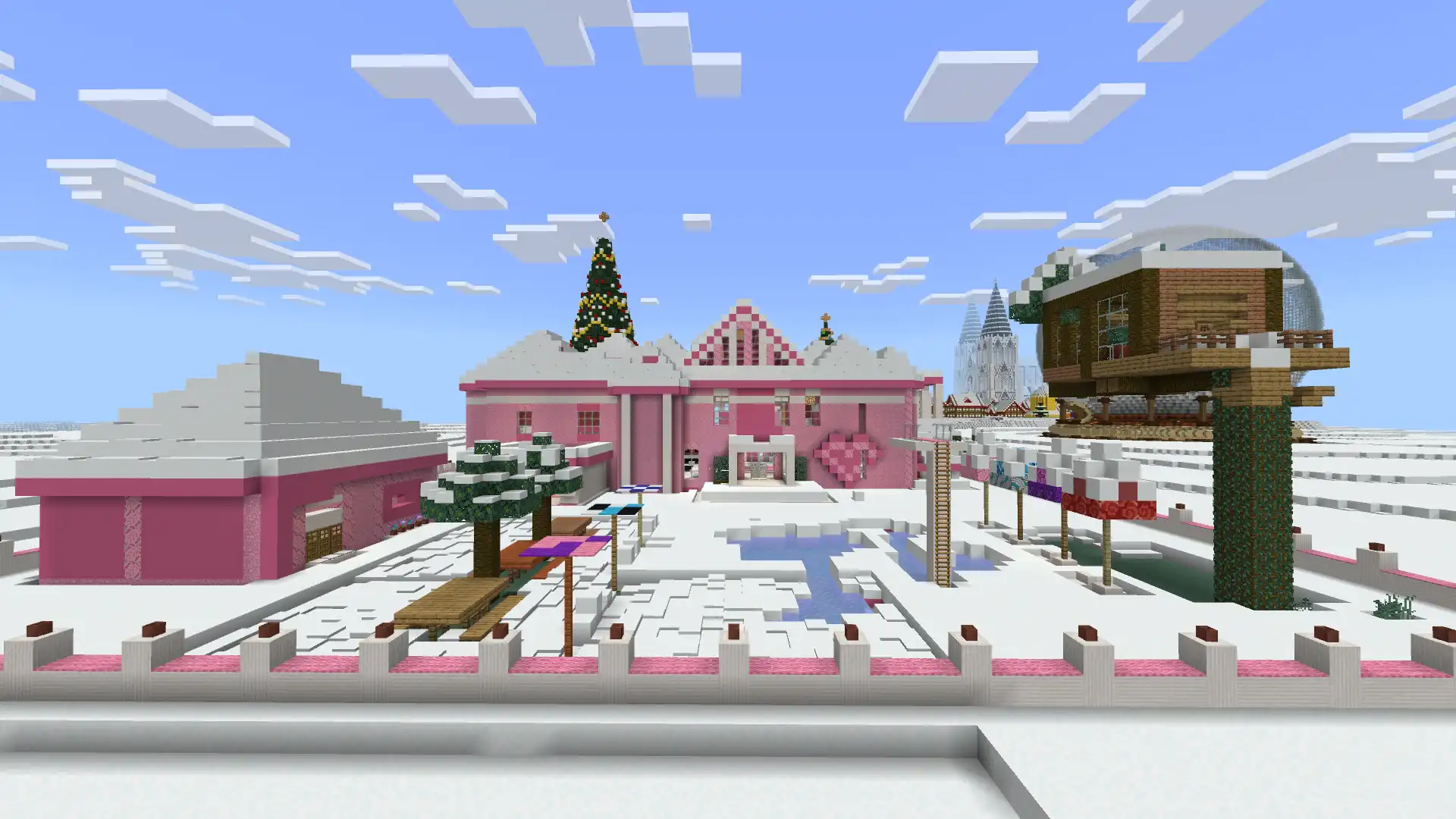 Minecraft Christmas City Map