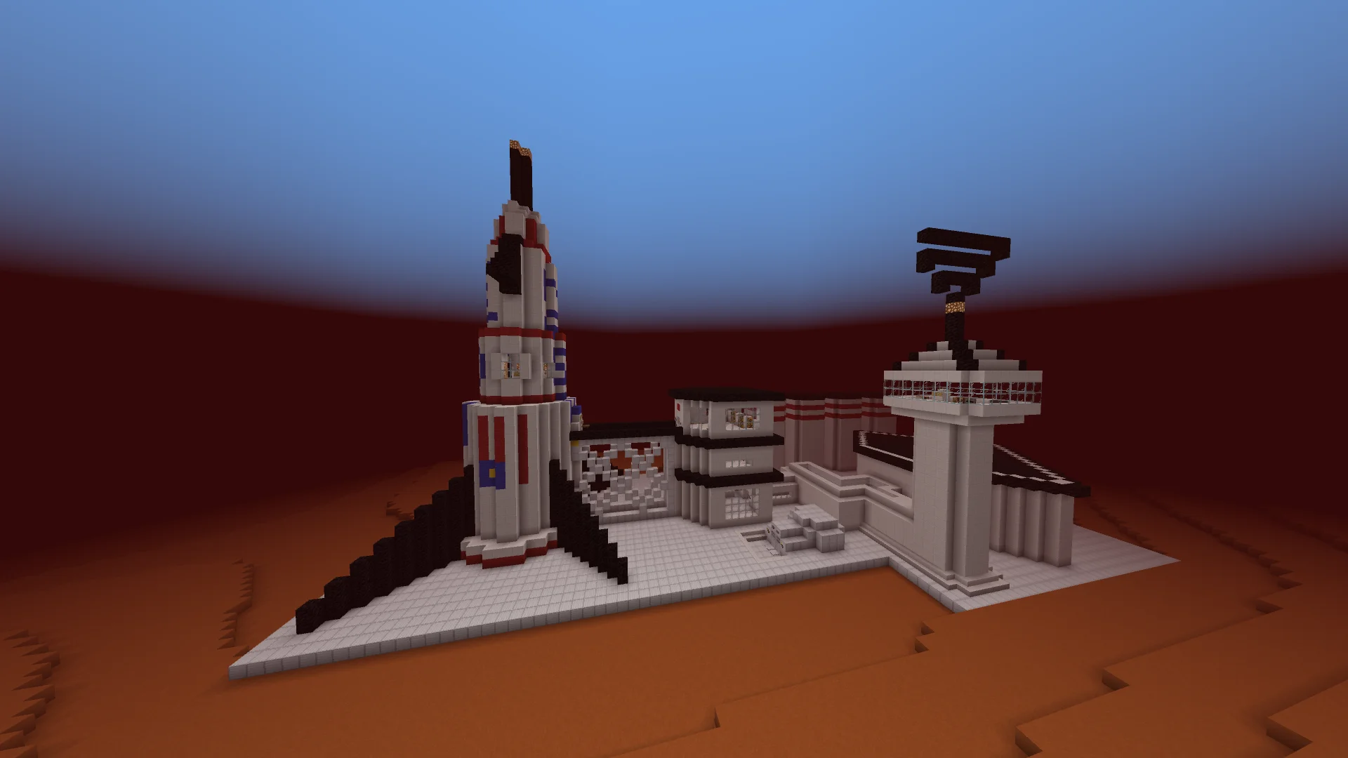 Minecraft Mars Planet Map