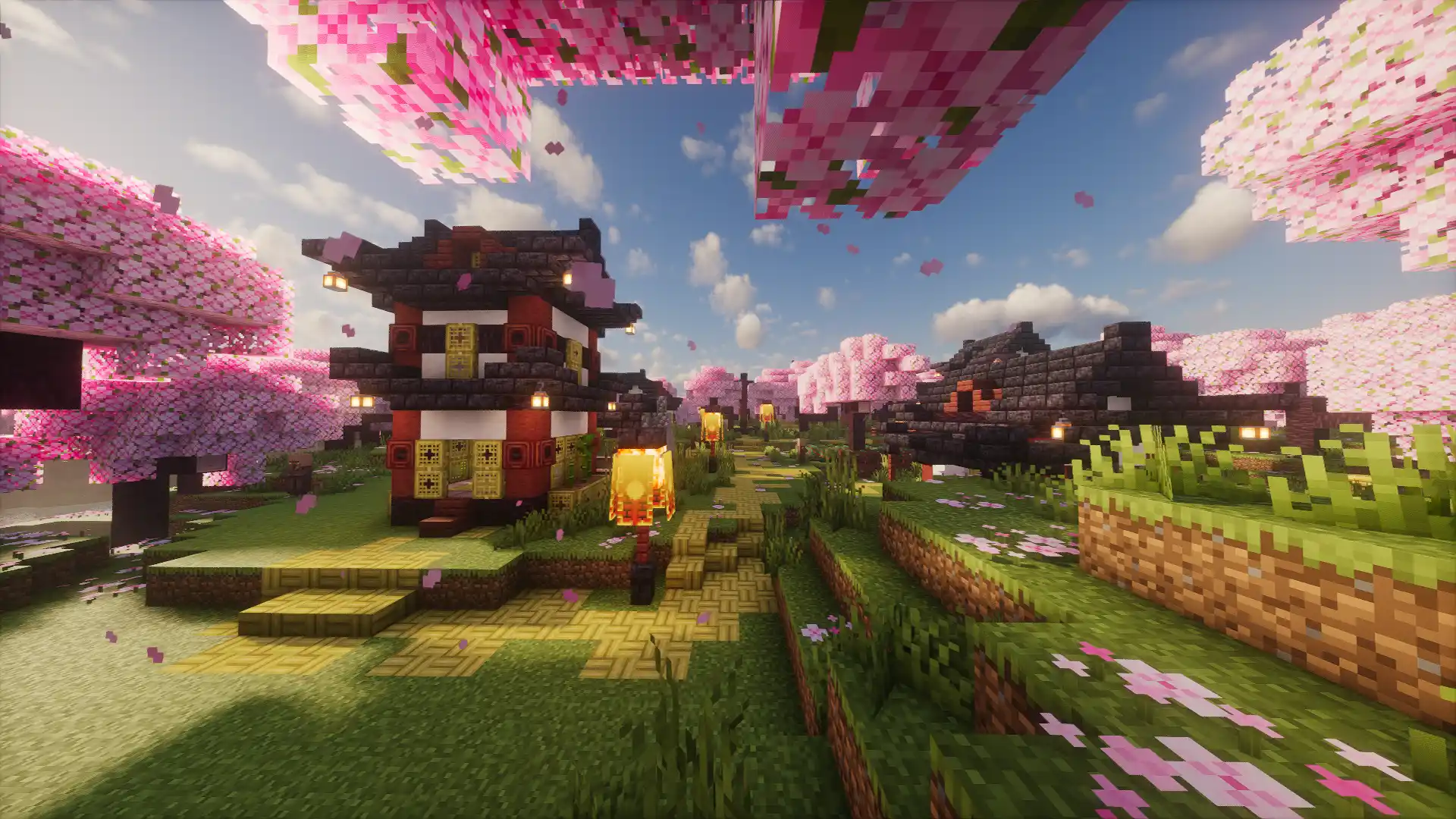 Japanese Cherry Blossom Village