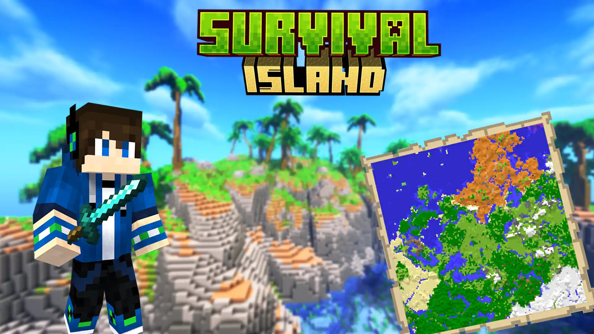 Minecraft Custom Survival Island