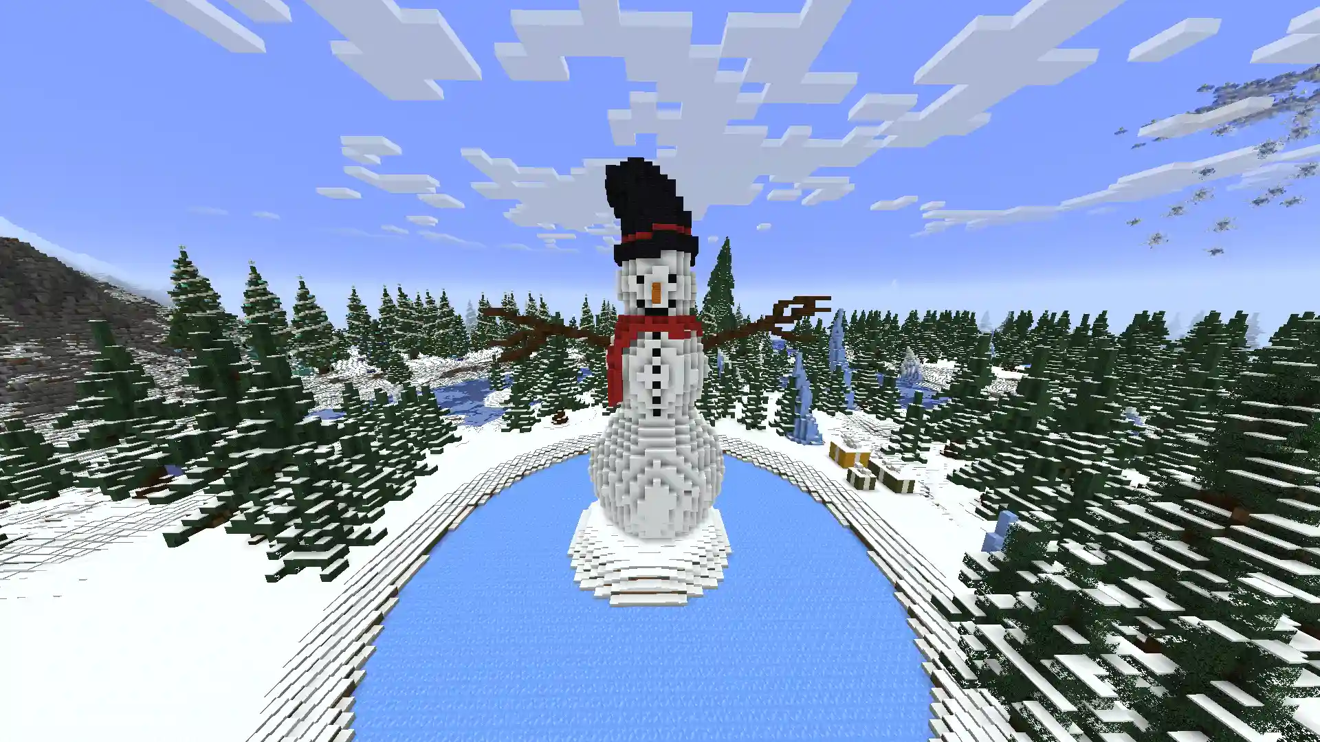 Minecraft Christmas Winter Island