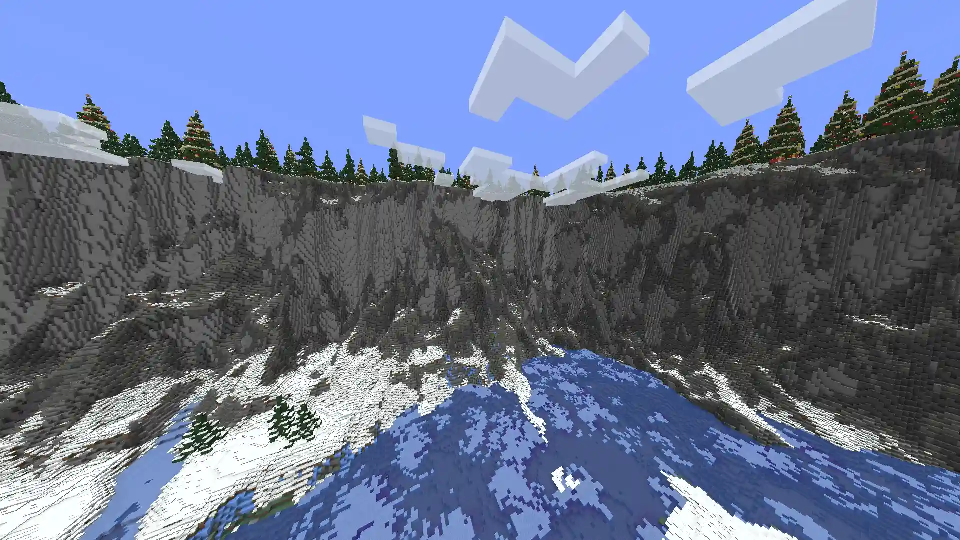 Minecraft Christmas Winter Island