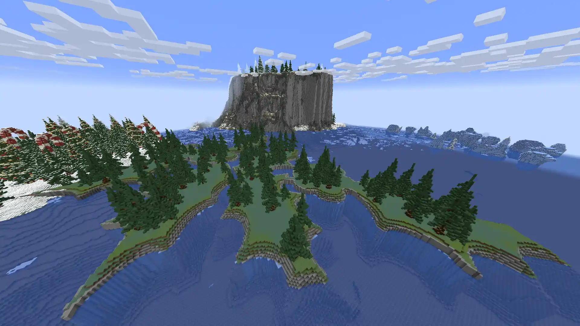 Minecraft Christmas Winter Island