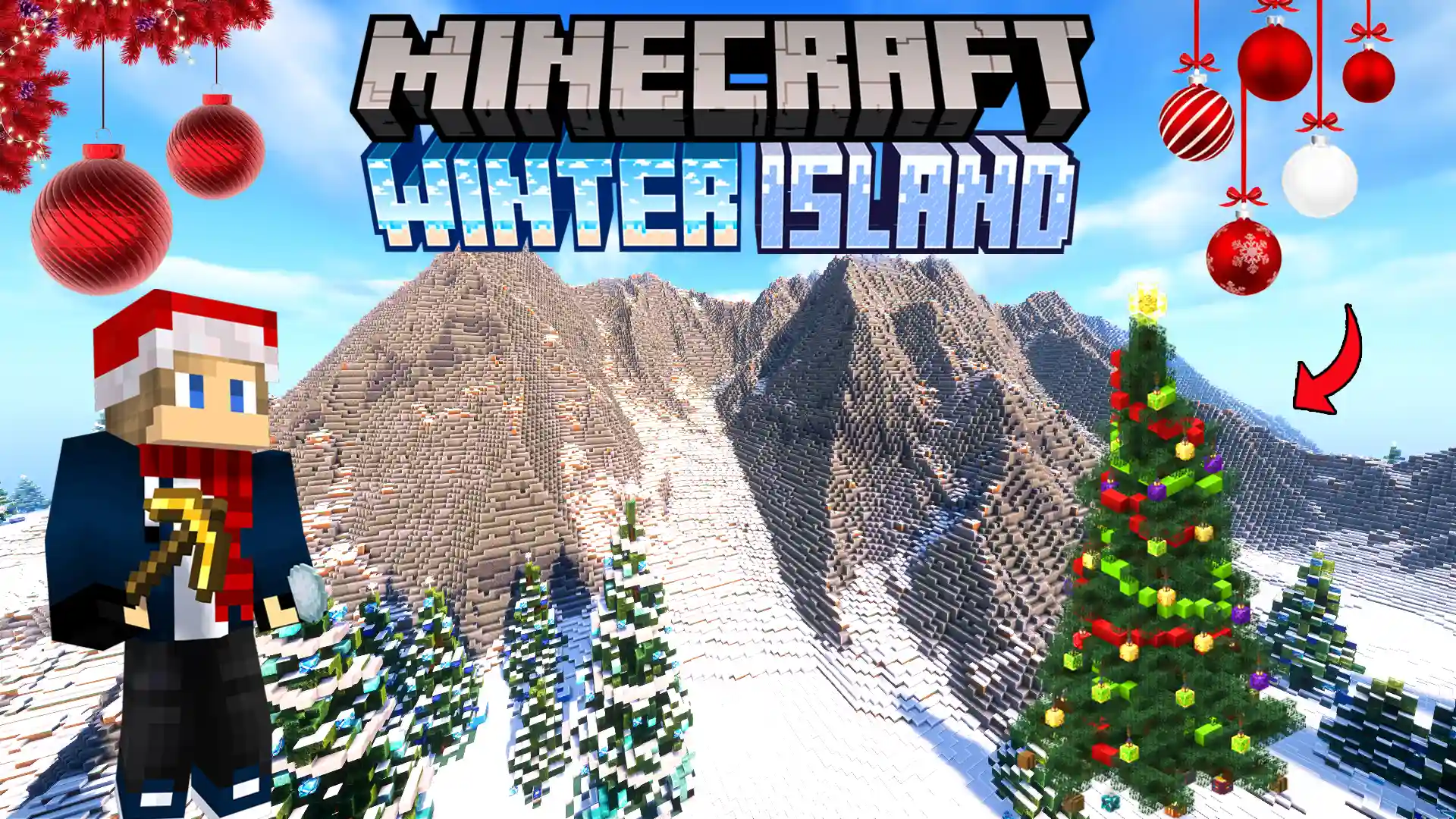 Minecraft Christmas Winter Island